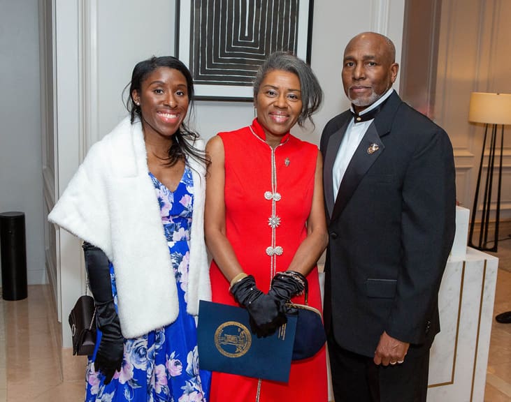 LtGov Earle-Sears was honored that evening in the presence of her husband Terence, and her youngest daughter Janel.