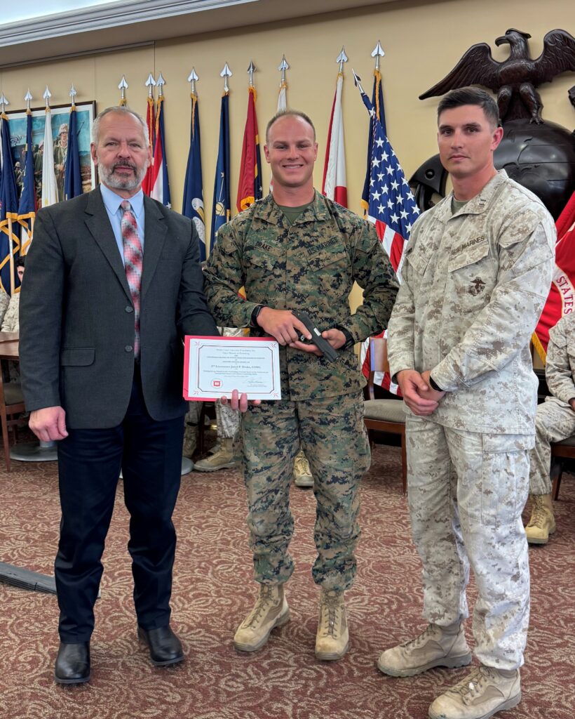 MCUF Honors IOC Graduate with Award for Leaders in Infantry